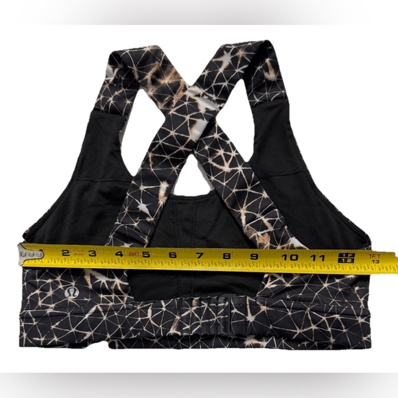Lululemon All Sports Bra Womens 6 Adjustable Star Crushed Multi / Black - Picture 9 of 12
